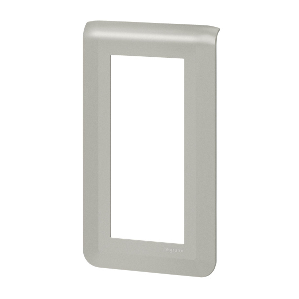 Купить Legrand Mosaiс Рамка - Программа Mosaic - 5 модулей - вертикальная - алюминий 079325L