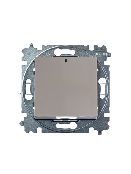 Купить ABB EPJ Levit кофе макиато / белый Выключатель 1-клавишный с подсветкой, 2CHH590146A6018