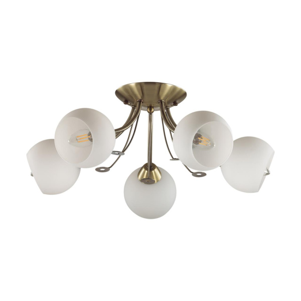 Lumion 5265/5C COMFI LN23 античная латунь Люстра потолочная E14 5*40W 220V TULA