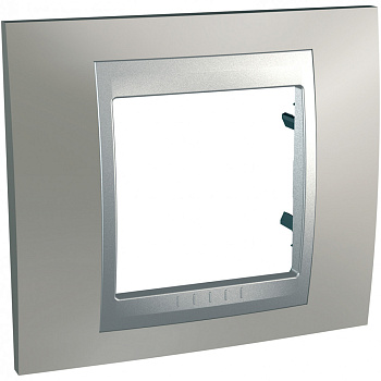 SE Unica Top Никель Рамка 1-ая MGU66.002.039