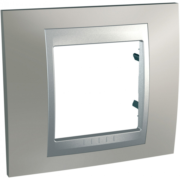 SE Unica Top Никель Рамка 1-ая MGU66.002.039