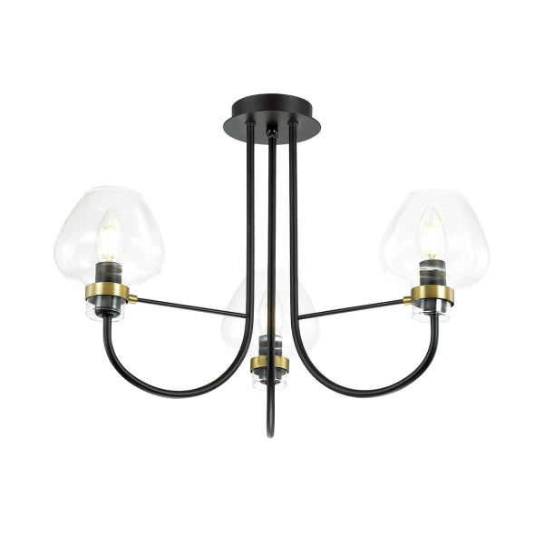 Lumion 3708/3C LN18 137 чёрный Люстра потолочная E14 3*40W 220V ILONA Lumion 3708/3C LN18 137 чёрный Люстра потолочная E14 3*40W 220V ILONA