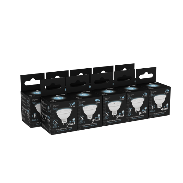 Купить Gauss Лампа MR16 9W 830lm 4100K GU5.3 LED 101505209