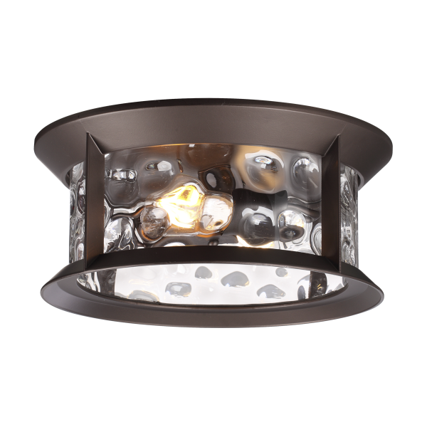 Купить Odeon Light 4961/2C NATURE ODL22 577темно-коричневый/стекло Ландшафтный потолочный светильник E27 2*60W IP44 MAVRET