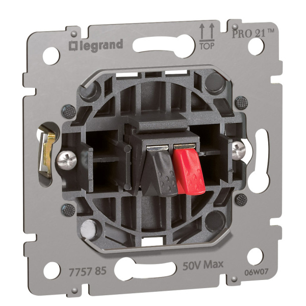 Legrand PRO 21 Мех Аудиорозетка 1-ая, без накладки для Galea Life 775785