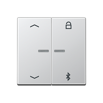 JUNG Таймер универсальный Bluetooth «стрелки», алюминий A1751PBTAL