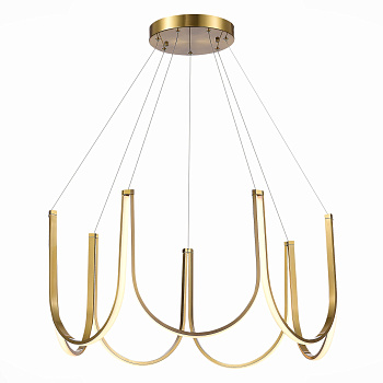 ST LUCE SL6202.203.01 Светильник подвесной Золотистый LED 1*90W 3000K