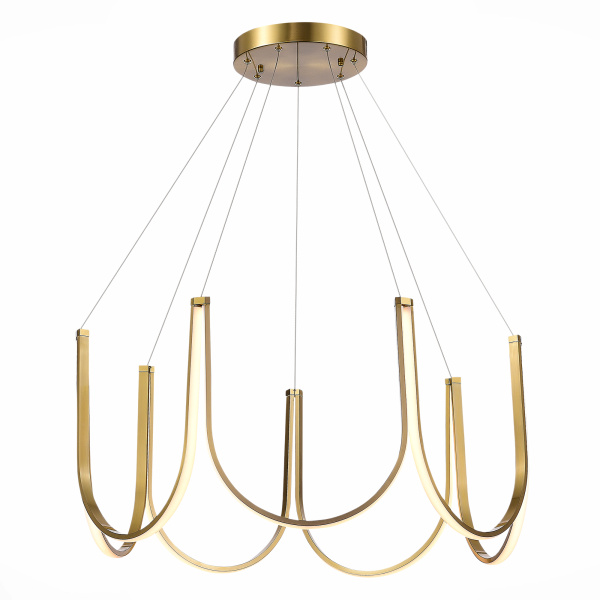 ST LUCE SL6202.203.01 Светильник подвесной Золотистый LED 1*90W 3000K