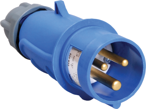 Купить IEK Вилка переносная ССИ-013 16А-6ч/200-250В 2Р+РЕ IP44 MAGNUM