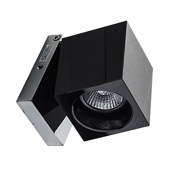 ITALLINE MRC0821W-1 black светильник настенно-потолочный
