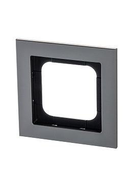 ABB Axcent металл/платина Рамка 1-постовая 2CKA001754A4688