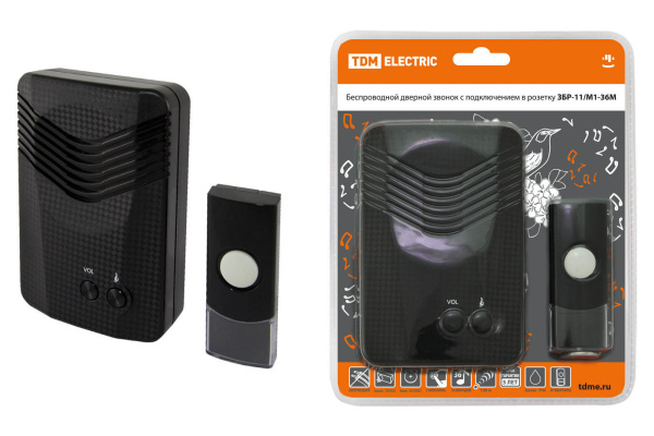 TDM Звонок ЗБР-11/М1-36М (беспр., роз., мн.код.) SQ1901-0010