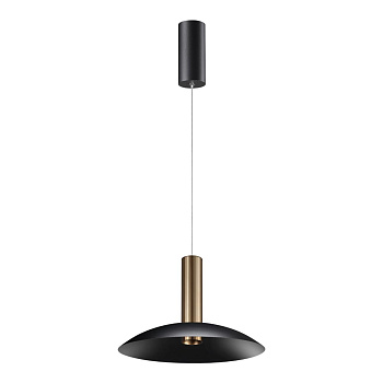 Novotech 358986 OVER NT22 бронза светлая/черный Светильник светодиодный накладной, провод 2м IP20 LED 4000K 15W 220V ALBA