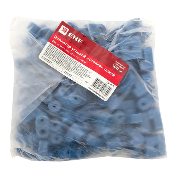 Купить EKF PROxima Изолятор угловой "Стойка" синий