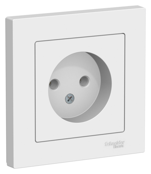 Systeme Electric AtlasDesign Лотос Розетка б/з, 16А, в сборе