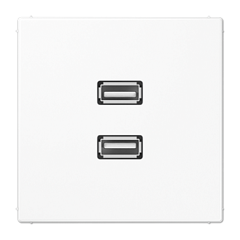 JUNG Мультимедиа разъём 2 x USB MALS1153WW