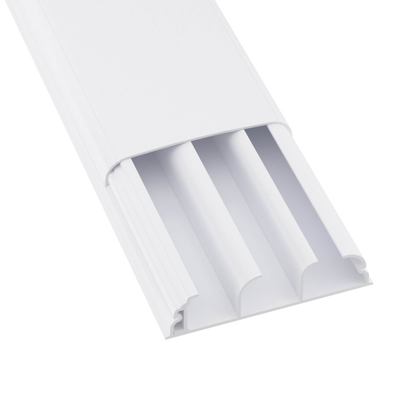 Купить DKC Кабель-канал плинтусного типа 90х25 мм, трехсекционный, с крышкой