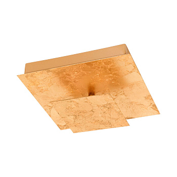 Eglo 39413 Светодиодный потолочный светильник ESCONDIDA димм., 1х4,5W(LED), 490lm, 220х220, H75, cталь, золотой