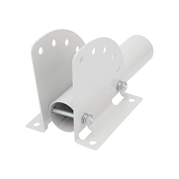 Кронштейн для консольного светильника КР-3.1 накладного монтажа или под бандажную ленту с переменным углом серый (сталь 2 мм, 230х150х150, Ø 57 Rexant 607-410