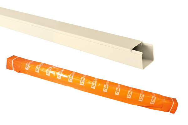 TDM Кабель-канал 12х12 слоновая кость (140м) SQ0402-0501