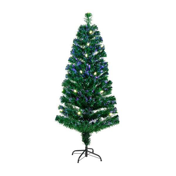 NEON-NIGHT Новогодняя Ель с шишками 180 см фибро-оптика, Теплый белый 533-226