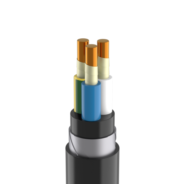 Кабель силовой бронированный ВБШвнг(А) -FRLS-ХЛ 3х6 ок(N,PE)-1 Кабэкс ТХМ00387479