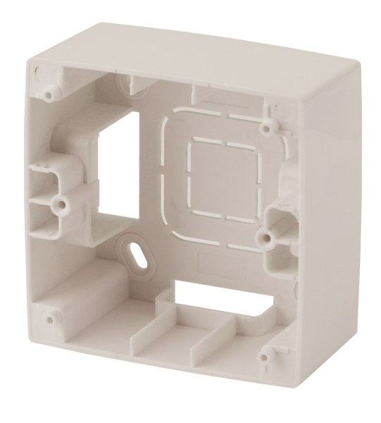 ЭРА 12-6101-02 Слоновая кость Коробка наклад. монтажа 1 пост, 12
