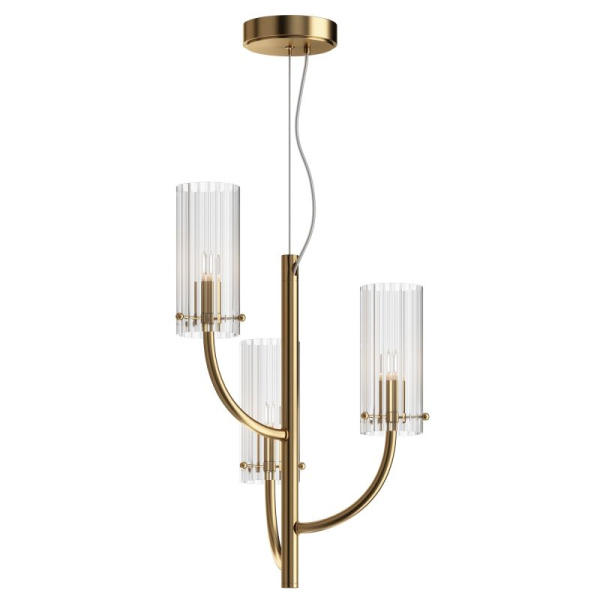 Maytoni Neoclassic Латунь Светильник подвесной MOD223PL-03BS