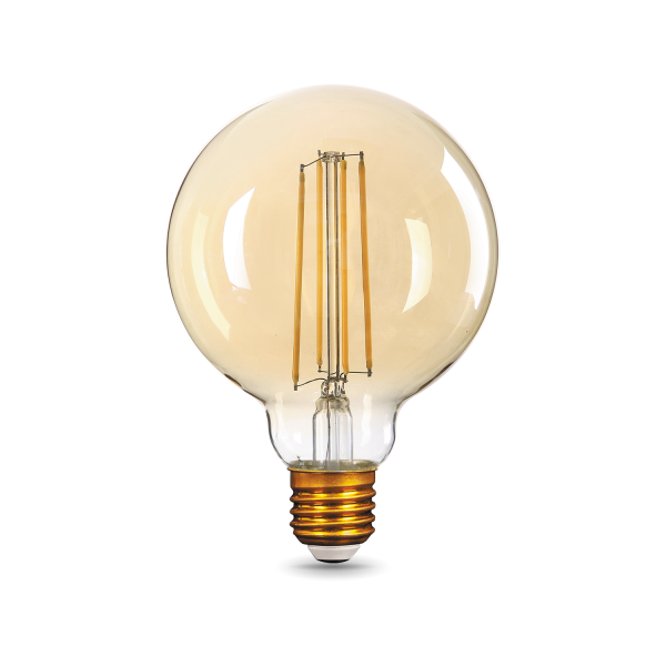 Купить Gauss Лампа Filament G95 8W 740lm 2400К Е27 golden LED 105802008
