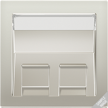 JUNG Накладка для модульного разъема, антрацит AL569-30BFPLANL