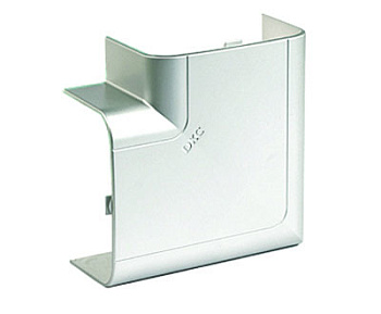 DKC Угол плоский 110х50 мм, цвет серый металлик