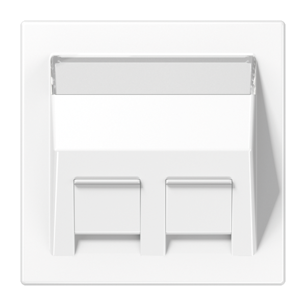 JUNG Накладка для модульных разъемов, белый LS569-30BFPLWW