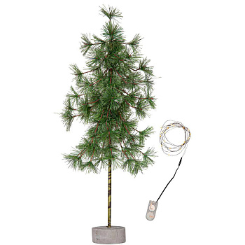 Eglo 600-36 Светильник TREE PINE, 20X0,03W (LED), 6V, 27х60 см, пластик, зеленый, 2x GR2032 в комплекте