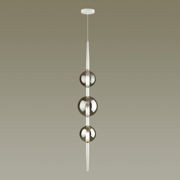 Купить Odeon Light 4683/3 ODL20 375 белый /дымчатый Подвес G9 3*5W 220V LAZIA