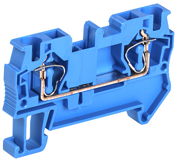 IEK Клемма пружинная КПИ 2в-4 41А синий