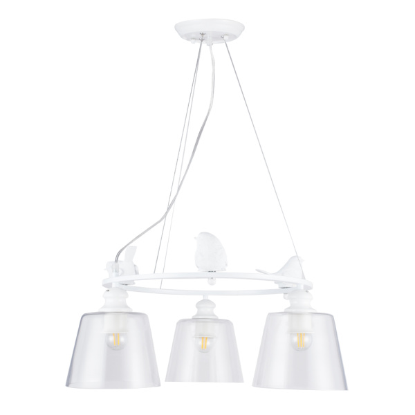 Arte Lamp PASSERO Люстра 28*60*60 A4289LM-3WH