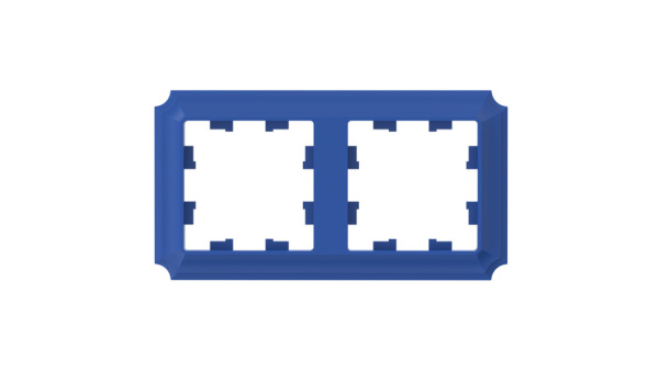 Systeme Electric AtlasDesign Antique Аквамарин Рамка 2-ая, универсальная