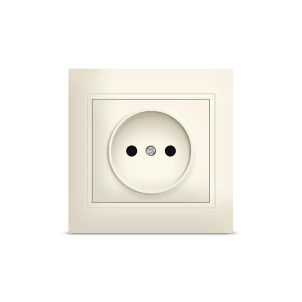UNIVersal "Севиль" Розетка "Слоновая кость" б/з Б-С0022