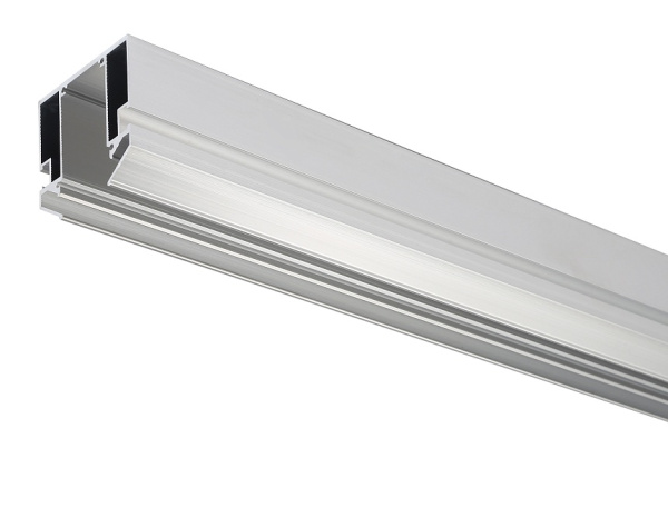 Ambrella Корпус в натяжной потолок для накладного шинопровода Magnetic GL3344 AL алюминий 2000*57*59.2