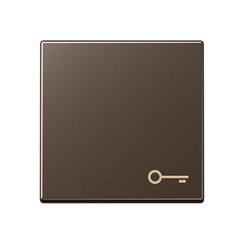 JUNG Клавиша с символом "замок" мокка A590TMO