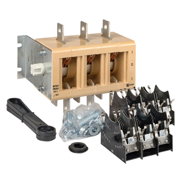 Купить EKF PROxima Выключатель-разъединитель ВР32У-37А71220 400А 2 направ.с д/г камерами несъемная левая/правая рукоятка MAXima