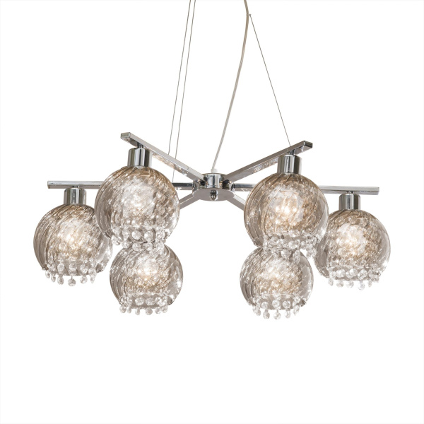 Citilux CL317161 Бейт Хром+Дымч. Светильник Люстра