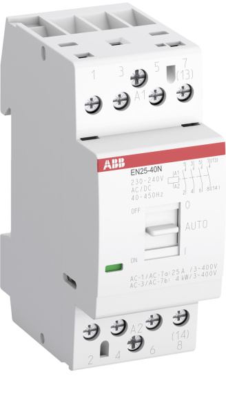 ABB Контактор EN25-31N-01 модульный (25А АС-1, 3НО+1НЗ), катушка 24В AC/DC 1SAE232111R0131