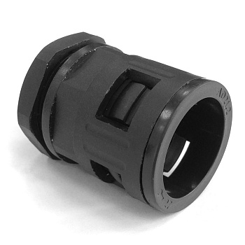 Промрукав Муфта вводная для гофрированных труб черная ВМ-ГТ-20 PR08.3762