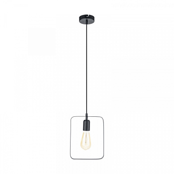 Eglo Подвес BEDINGTON, 1х60W(E27), L200, H1100, сталь, черный 49776 Eglo Подвес BEDINGTON, 1х60W(E27), L200, H1100, сталь, черный 49776