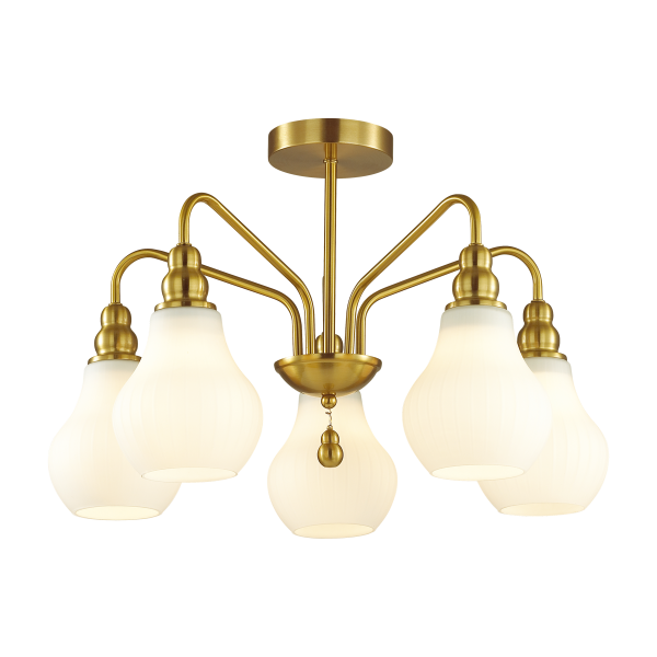 Lumion 4562/5C MODERNI LN21 латунь Люстра потолочная E27 5*60W 220V ELEONORA Купить Lumion 4562/5C MODERNI LN21 латунь Люстра потолочная E27 5*60W 220V ELEONORA