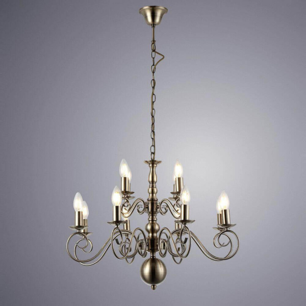 Купить Arte Lamp ISABEL Люстры A1129LM-12AB