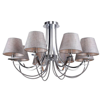 Lussole LGO Металл Хром /  Ткань Люстра E14 GRLSP-8090