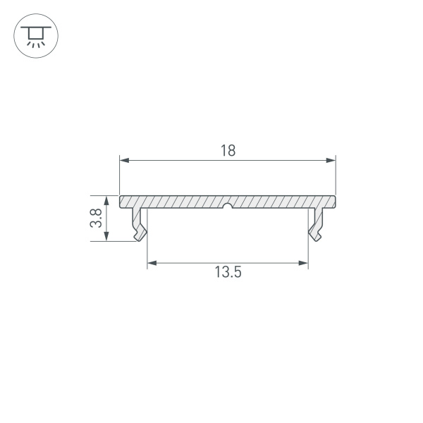 Купить Arlight Профиль TOP-FIX-2000 (Алюминий) 016969