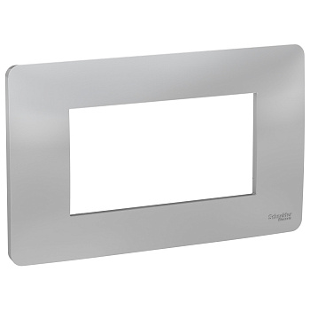 SE Unica Modular Рамка 4-модульная, алюминий NU210430